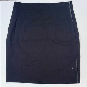 Alexander Wang Black Pencil Skirt with Side Zipper